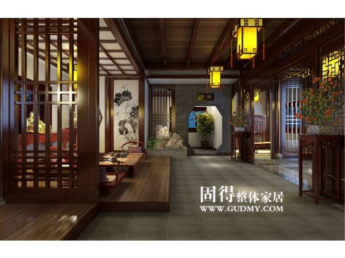 中式墻板、吊頂系列10